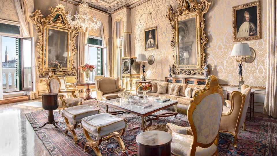 Connecting family rooms at Hotel Danieli Venice