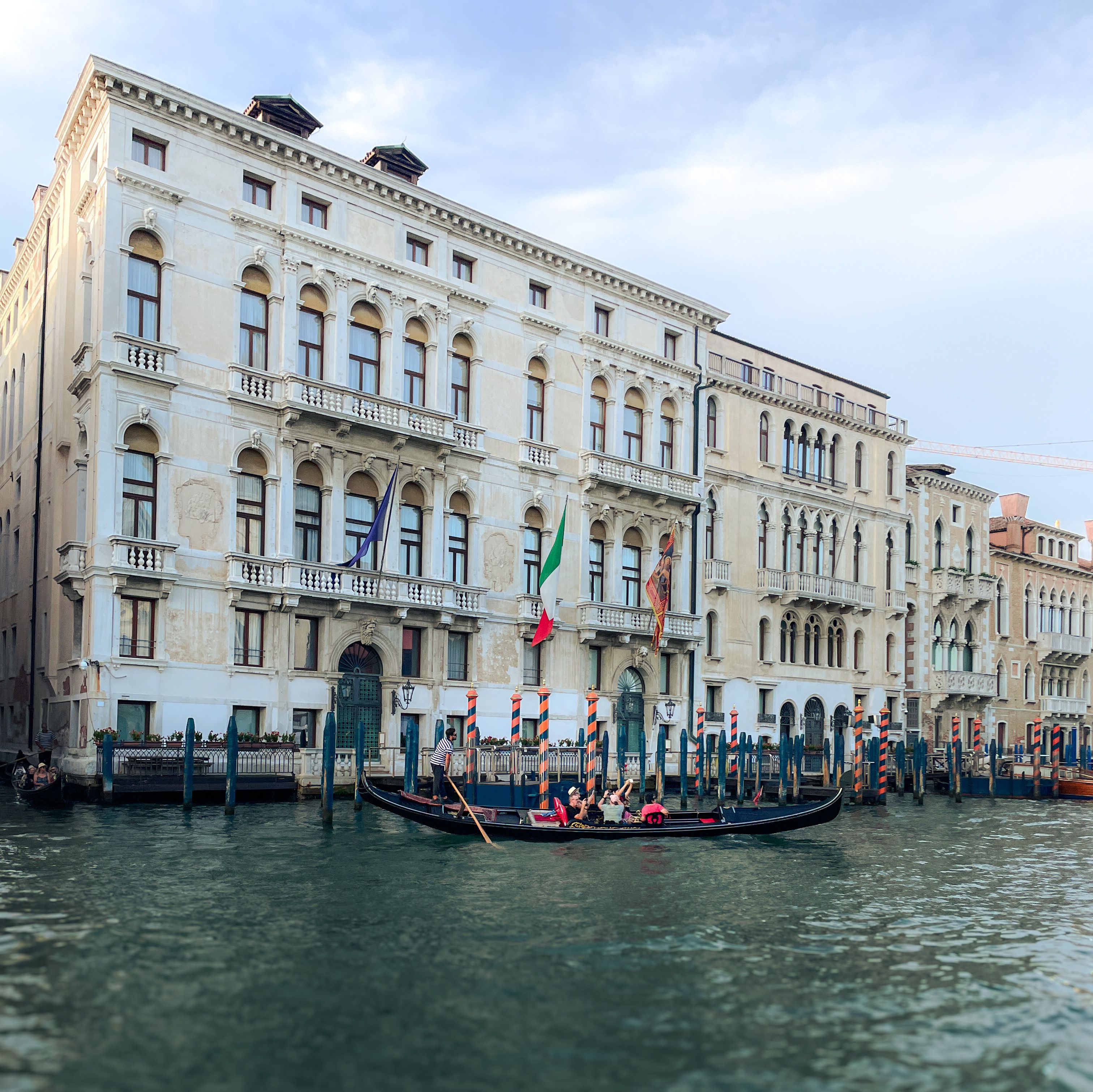 Riva degli Schiavoni promenade in front of Hotel Danieli